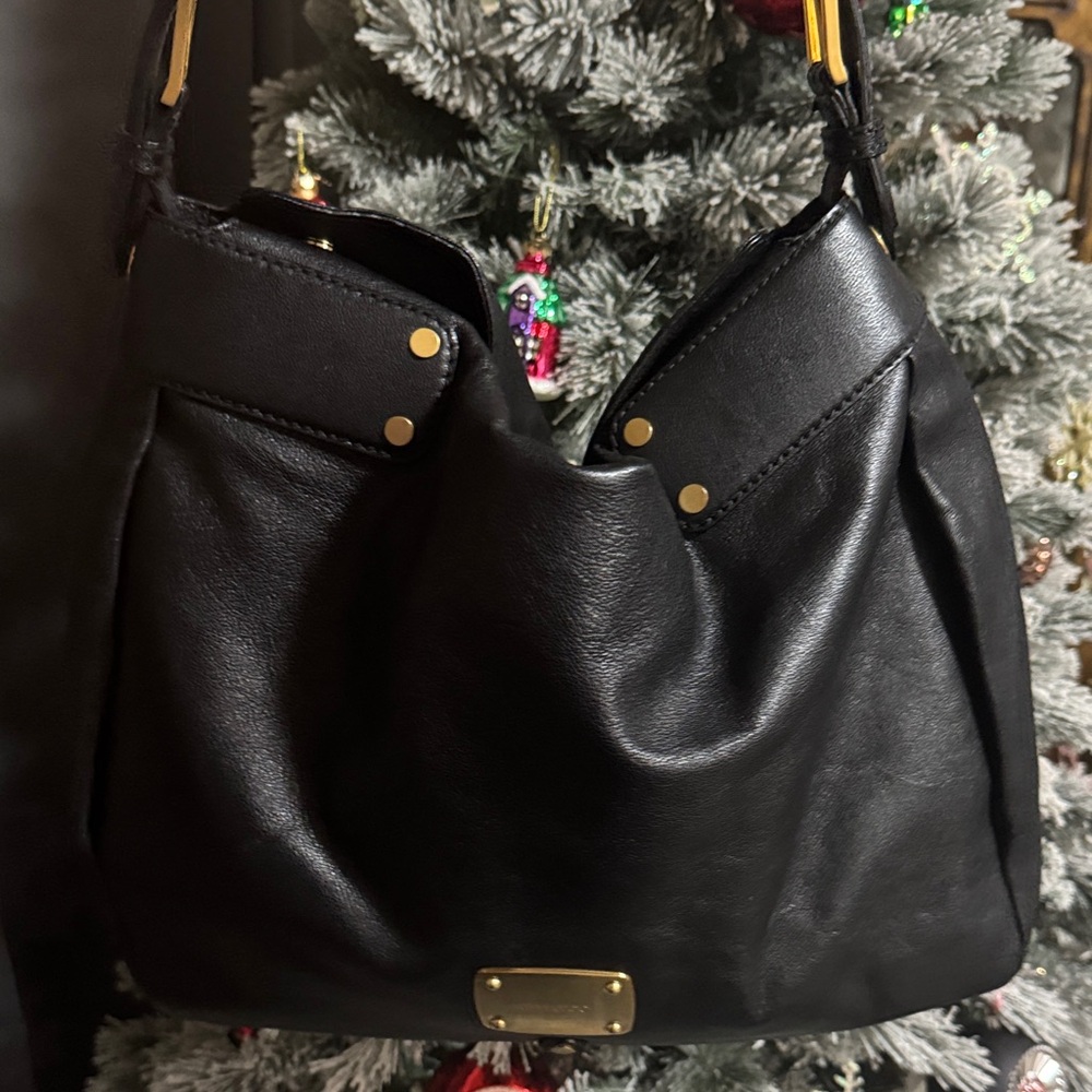 Jimmy Choo Black Leather hobo bag with COA - Picture 7 of 17